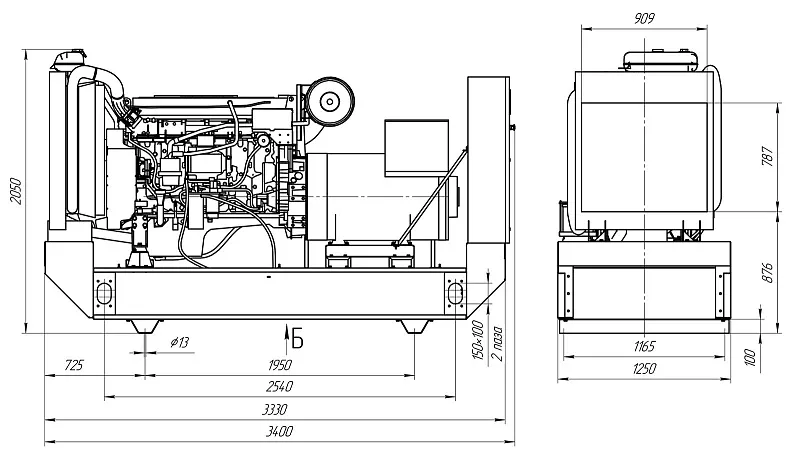Дизельный генератор ПСМ ADV-320