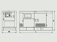 Дизельный генератор Yanmar YEG 650 DSLS-5B