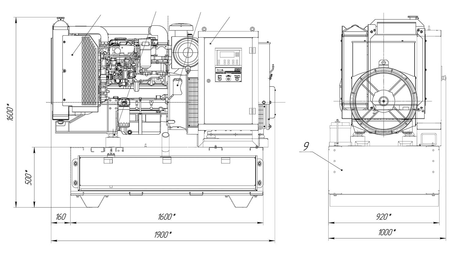 Дизельный генератор ПСМ ADP-80