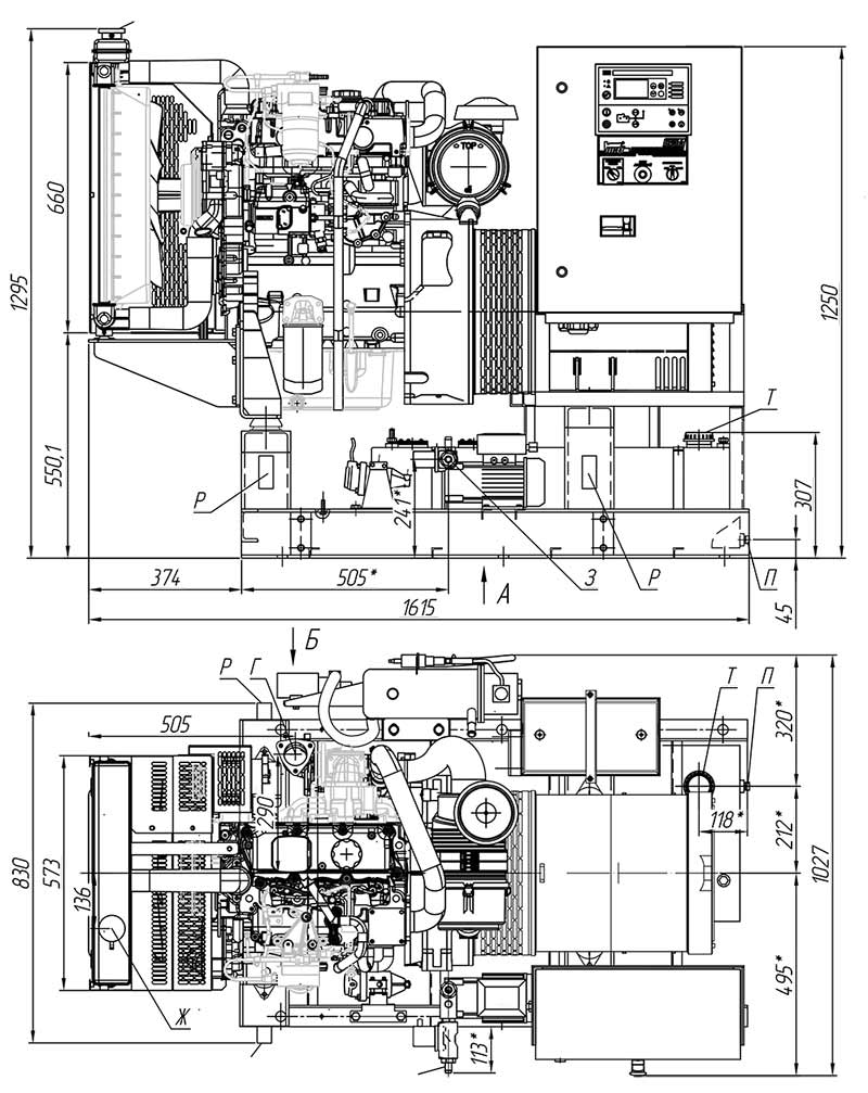 Дизельный генератор ПСМ ADP-30